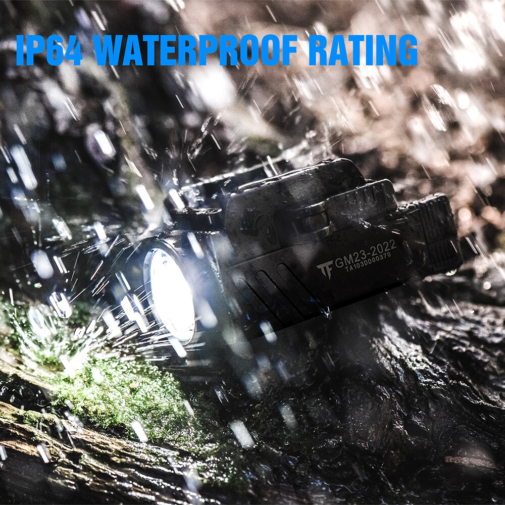 Trustfire 800LM Compact Tactical Rechargeable Pistol Light LED Weapon Flashlight