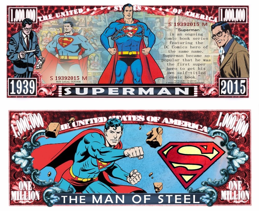 OUR SUPERMAN #2 COMIC STRIP BILL (WITH PROTECTIVE SLEEVE)
