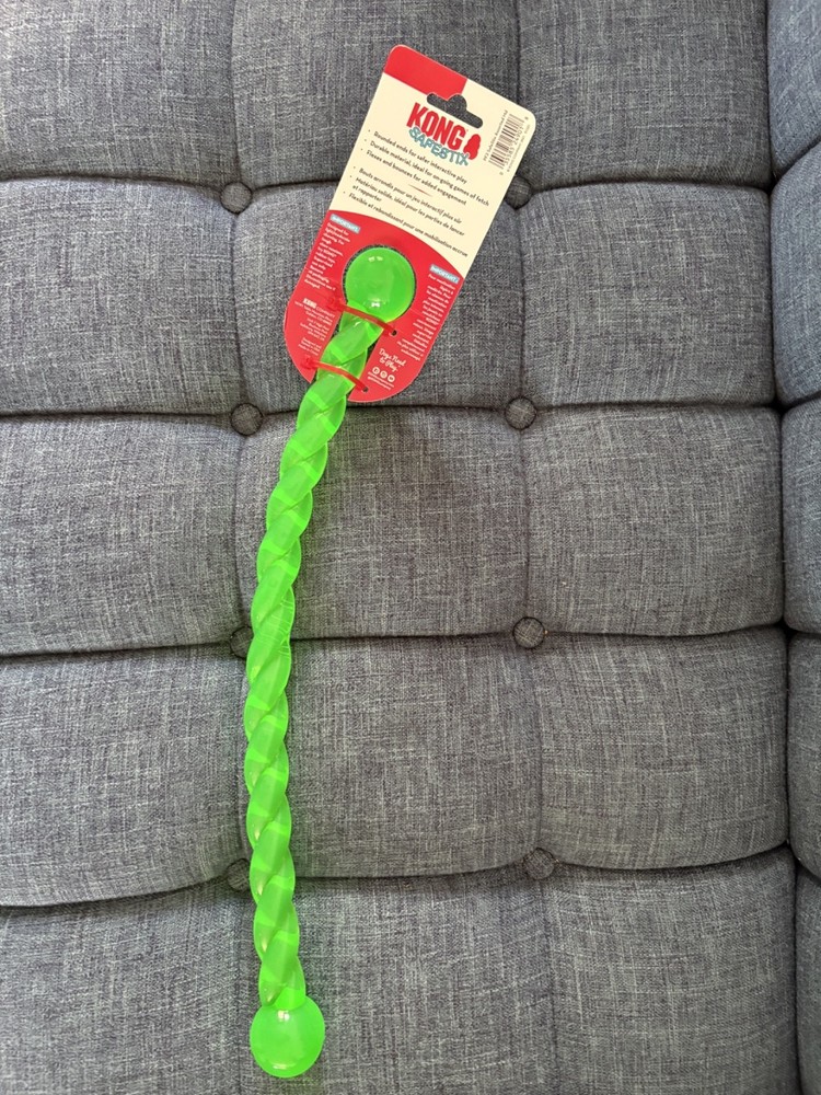 dog toy throwing rubber/plastic stick