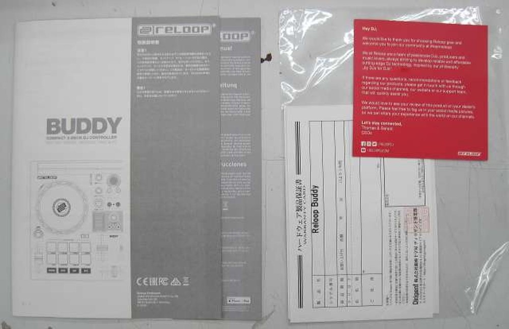 RELOOP BUDDY Compact 2-Deck DJ Controller w/ Box Accessories JP Tested MG01 8.0