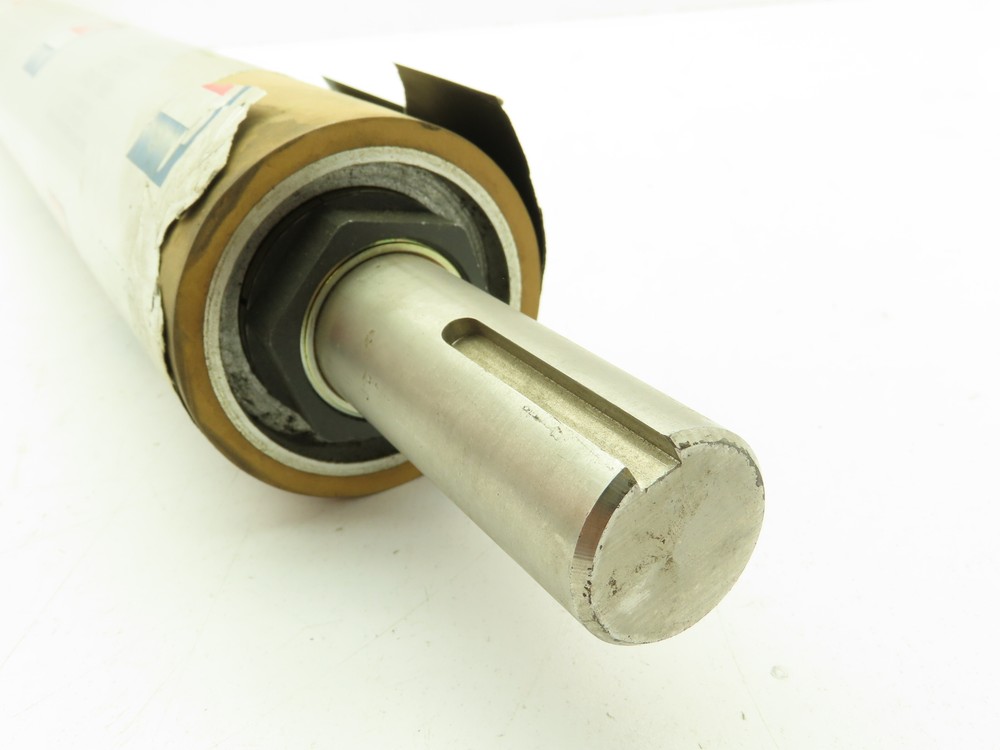 Central Roller Film Feed Tan Rubber Roller 3"x 30.5" Shaft Mount