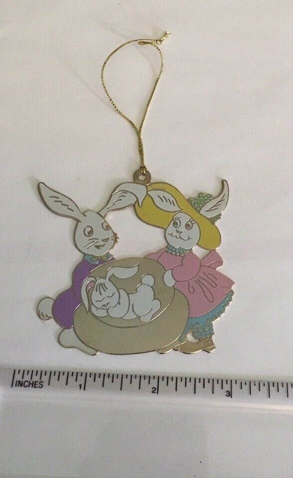 SPRING EASTER BUNNY ORNAMENT DECORATION GIFT BABIES 1st EASTER
