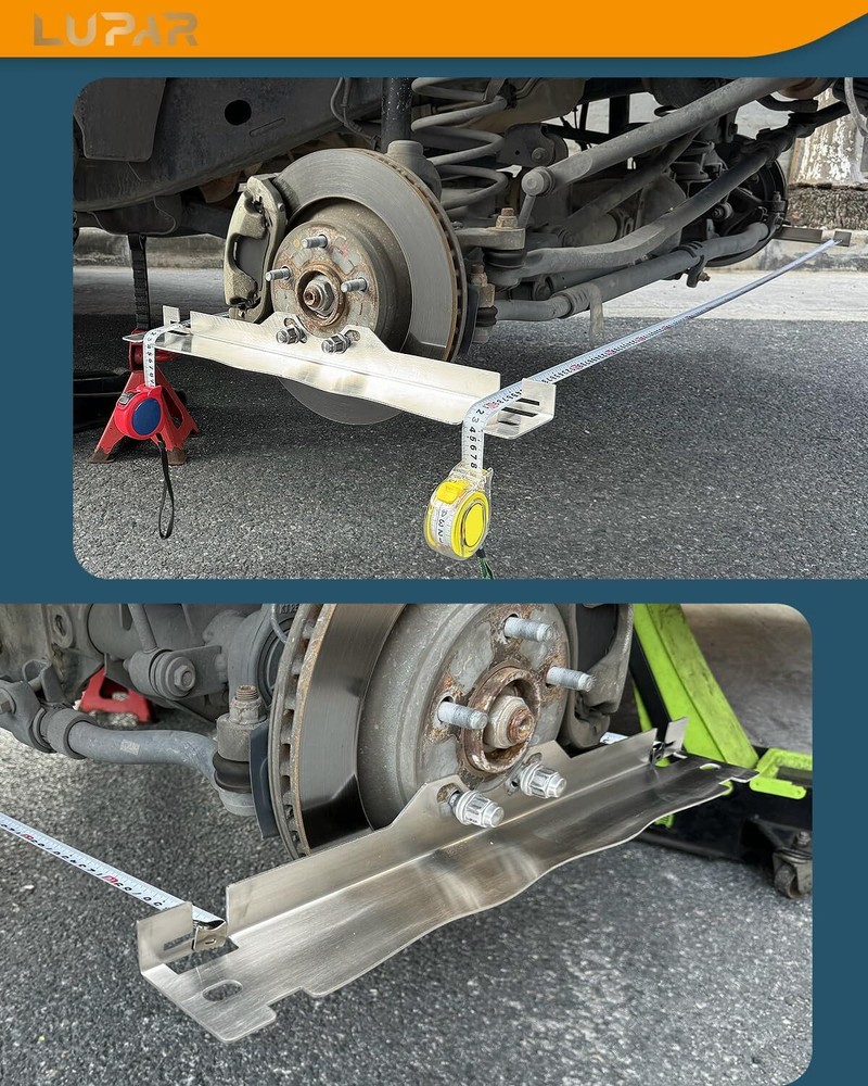 Heavy Duty Toe Alignment Tool Plates, Stainless Steel Wheel Alignment Tool