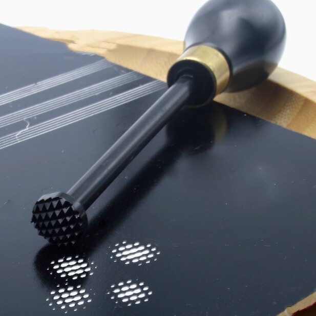 Woodblock copperplate printing tool dot embossing line pressing roller embossing