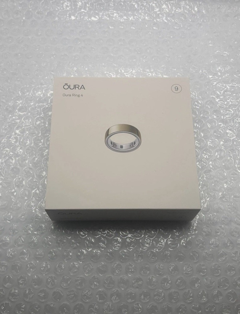 Oura Ring Gen 4 Gold Size 9 Smart Ring Open Box Unused Complete