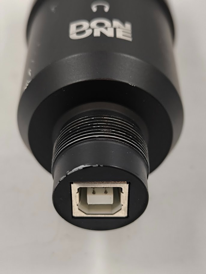 Done One Microphone Used Working Black