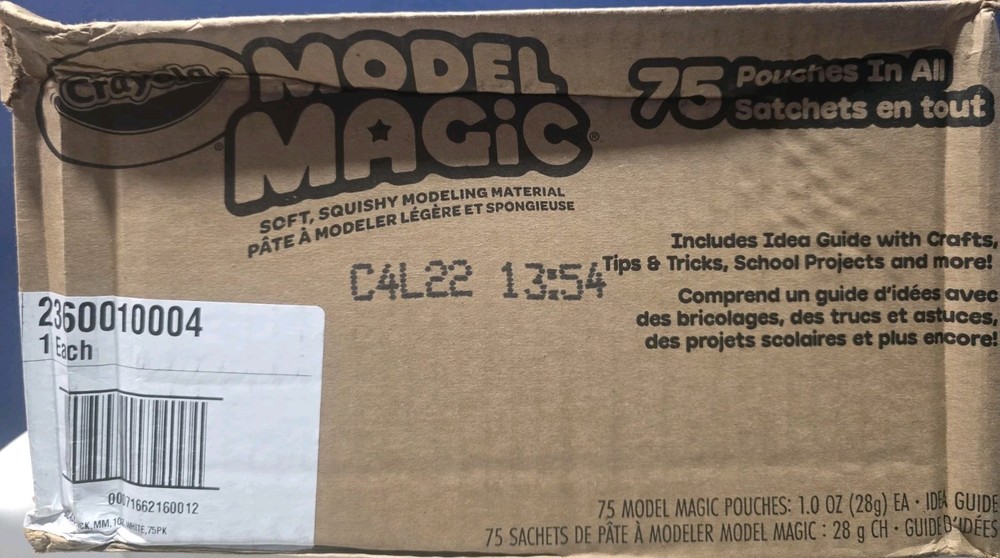 Crayola® Model Magic® Modeling Compound Classpack®, White, 1 oz, 75 count