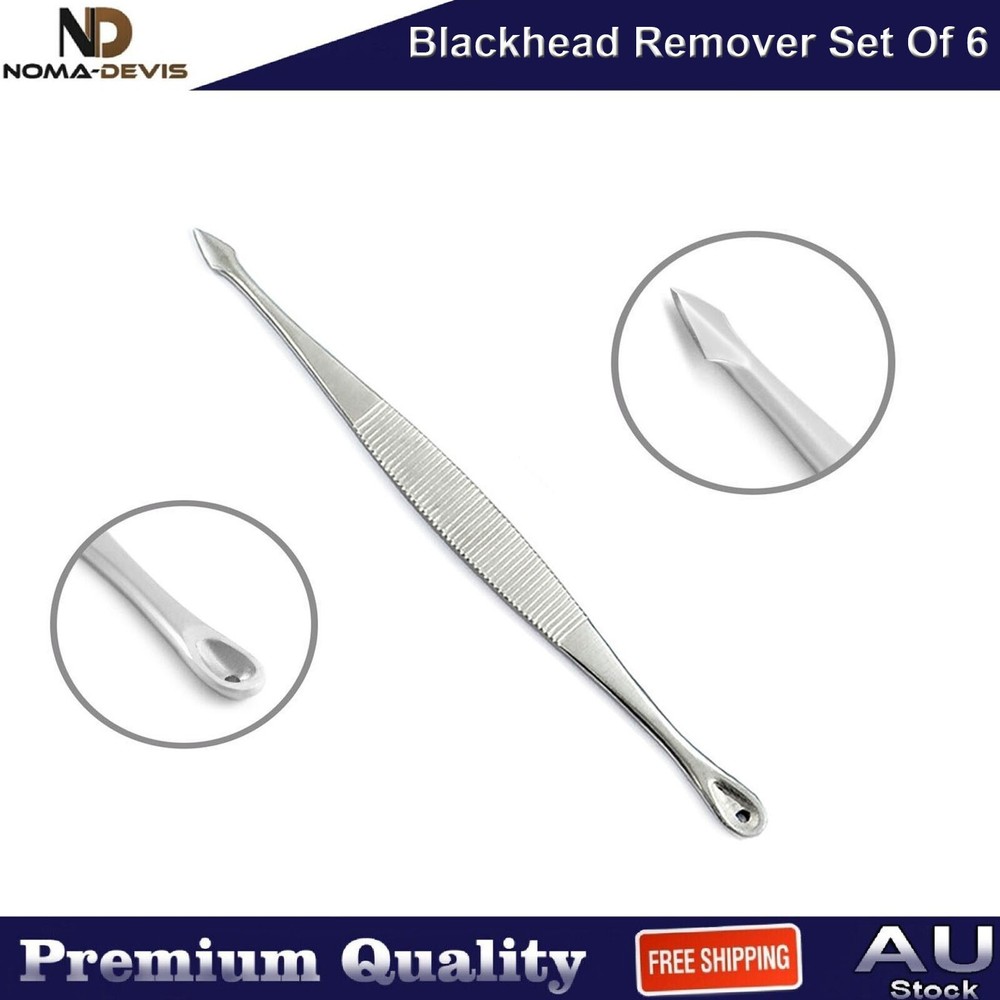 6 PCS Set Blackhead Remover Comedone Spot Acne Extractor Pimple Remover Tools
