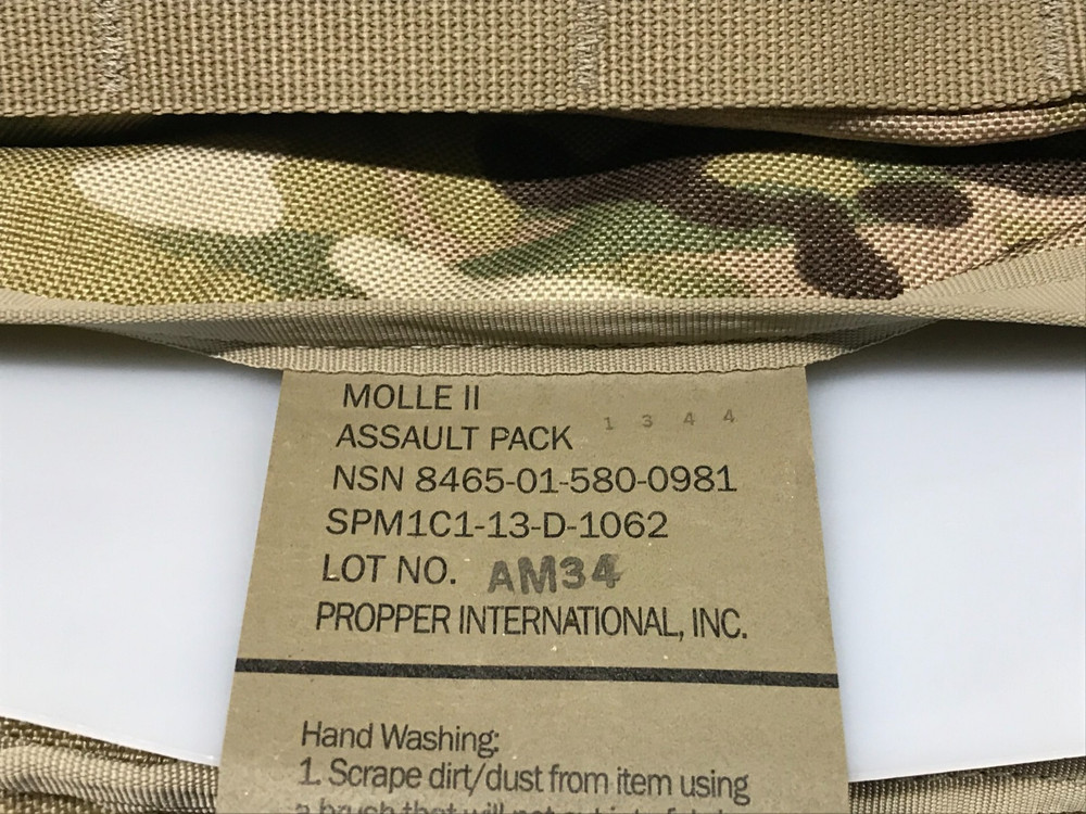 MOLLE II MULTICAM Assault Pack USGI