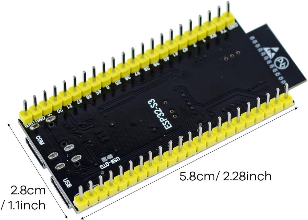 3Pack ESP32-S3 Development Board N16R8 MCU with Dual-Mode Wi-Fi Bluetooth Type-C