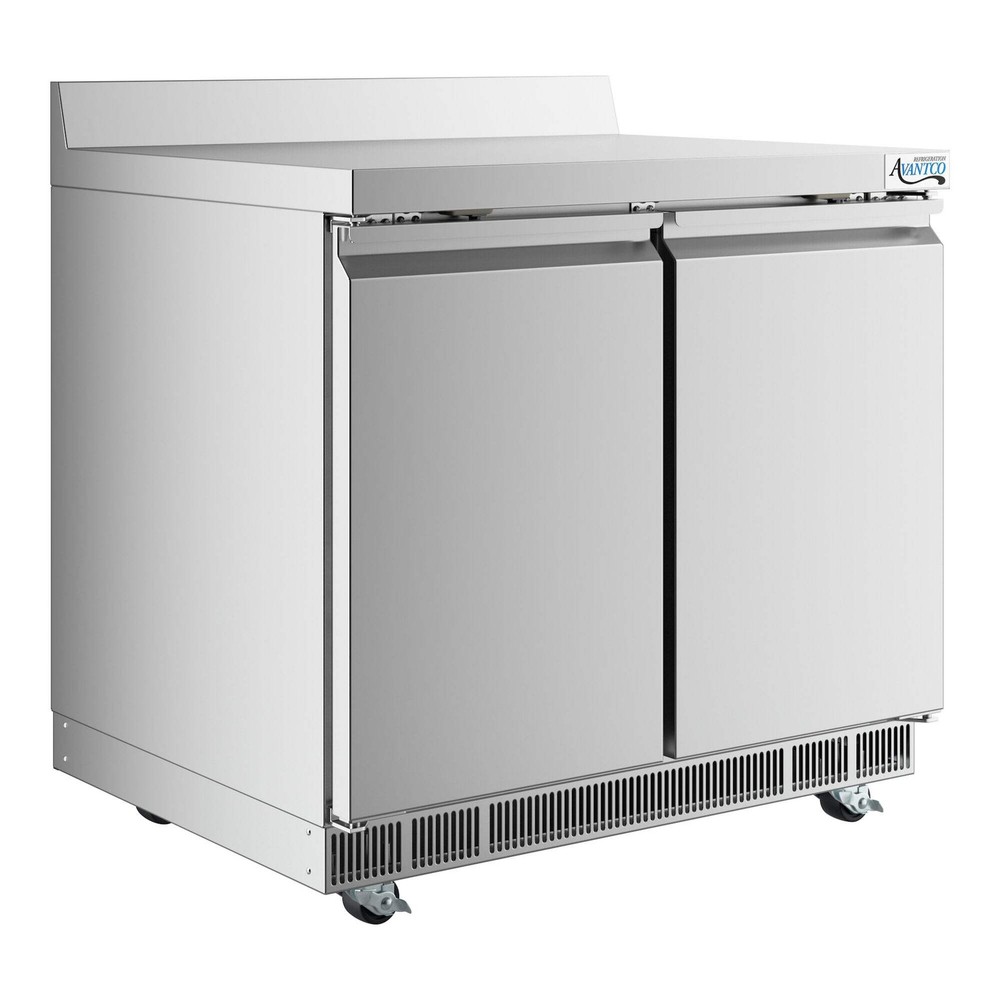 36" Front Breathing Worktop Refrigerator with 3 1/2" Backsplash