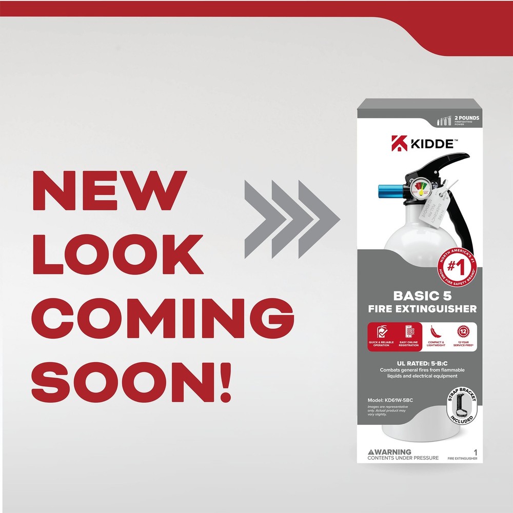 Kidde Basic Fire Extinguisher for Home, Residential 5BC