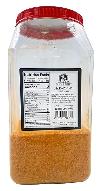 Chef's Quality Seasoning Salt (U) 5 lbs