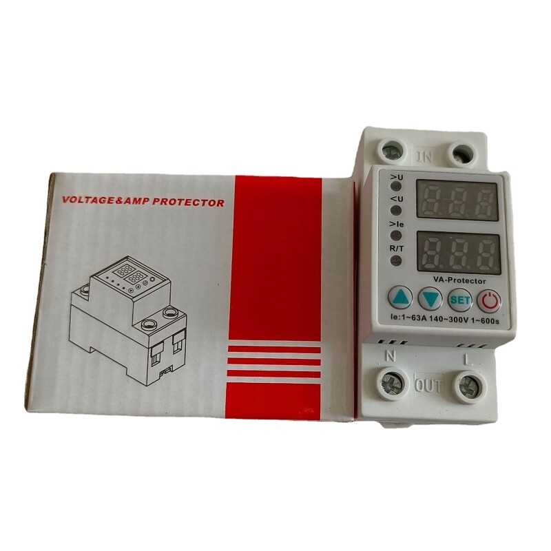 63A Din 220V Adjustable Over and Under Protective Device Protector
