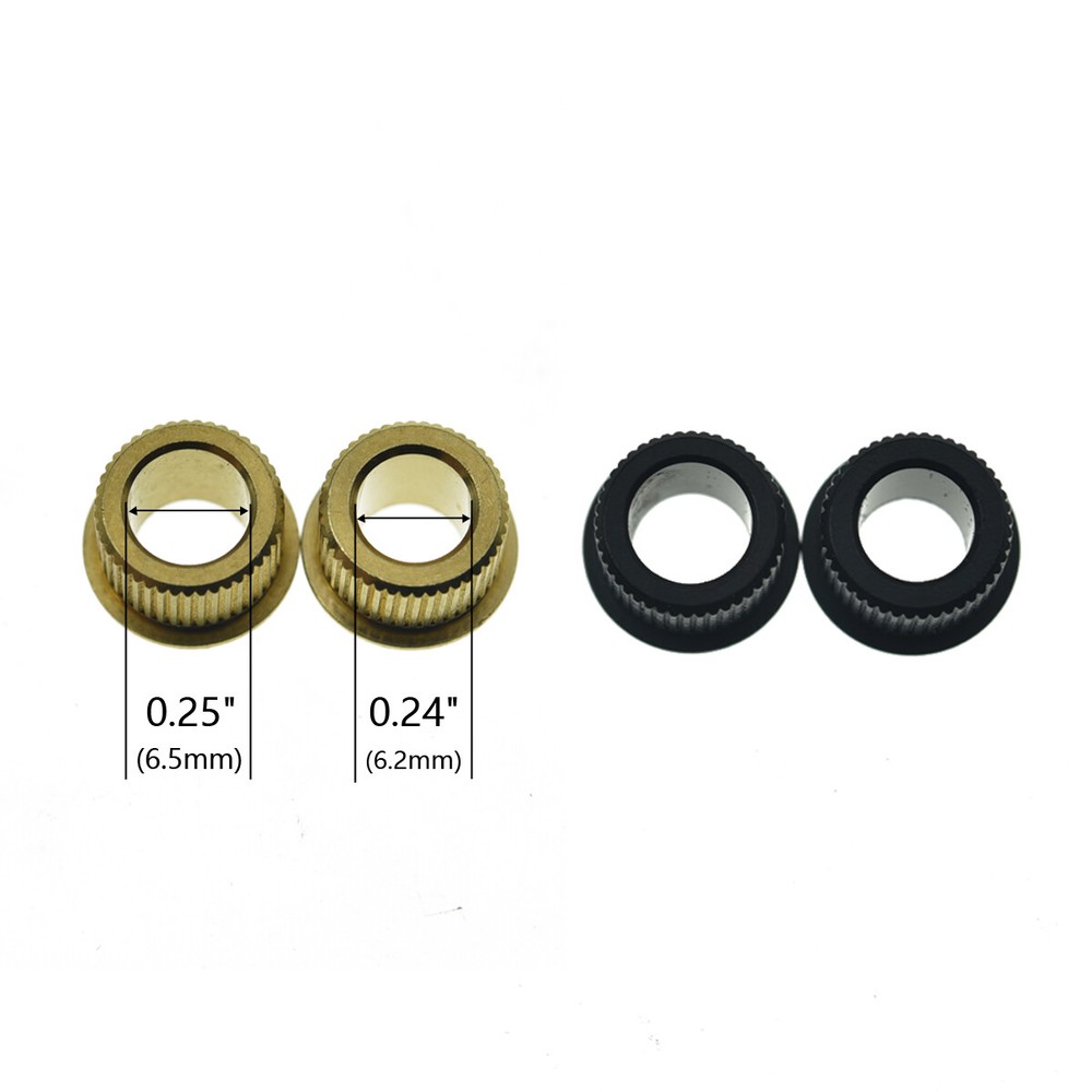 Brass Vintage/Modern Guitar Tuner Conversion Bushing Conversion Adapter Ferrules