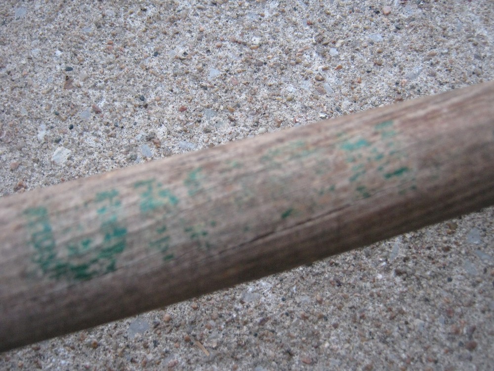 Original Vintage Rustic Rusty Farm Garden Tool Fork Wood Handle