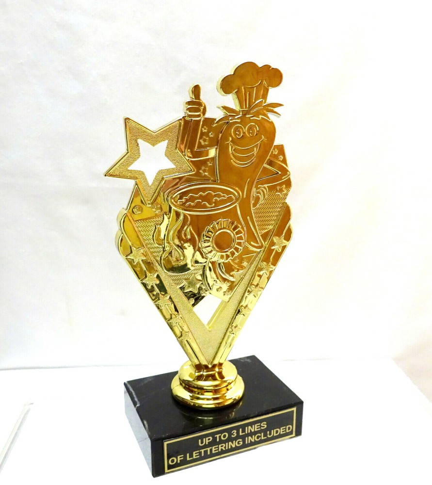 CHILI COOK OFF TROPHY, CHILI COOK TROPHY