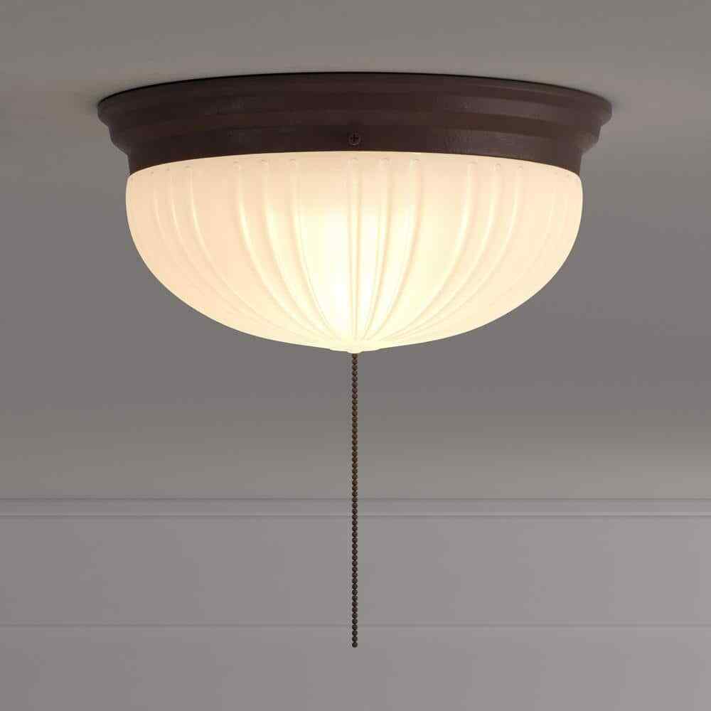 Westinghouse 2 Light Ceiling Fixture Sienna Interior Flush Mount With Pull Chain