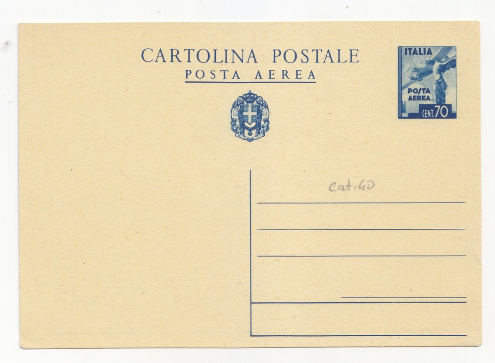 Y948-REGNO-CP. Mail Airline C.70
