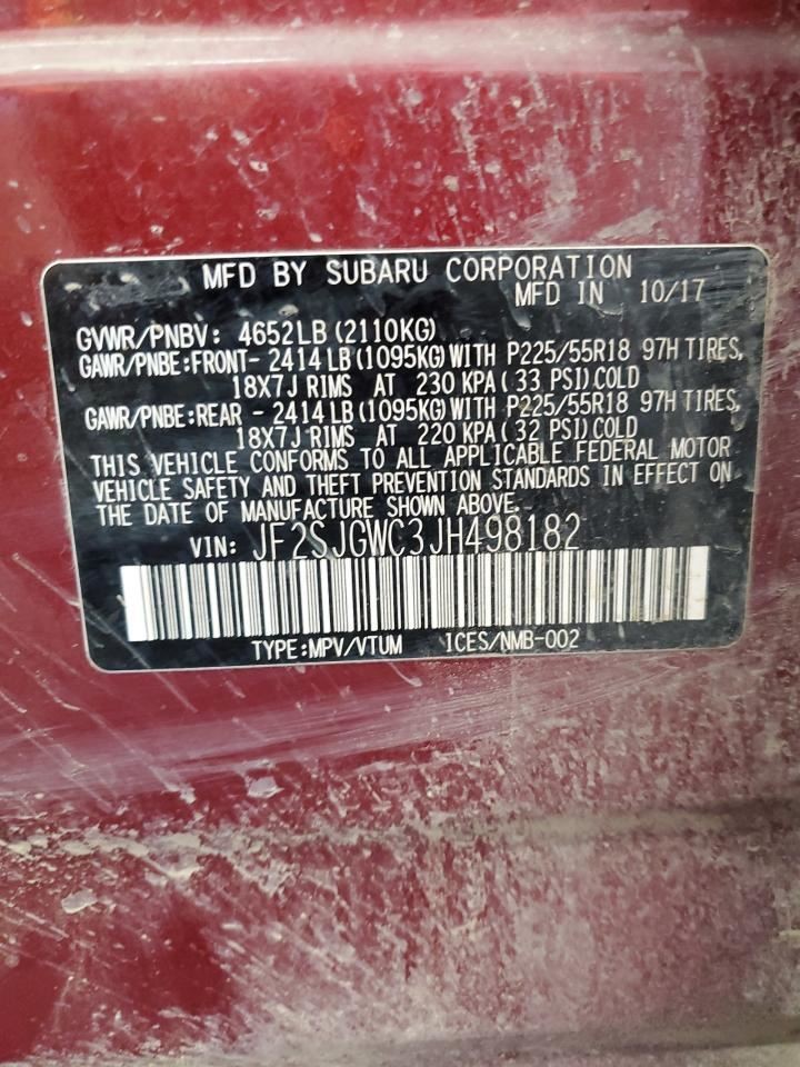 Camera/Projector Camera Windshield Mounted Fits 17-18 FORESTER 1495258