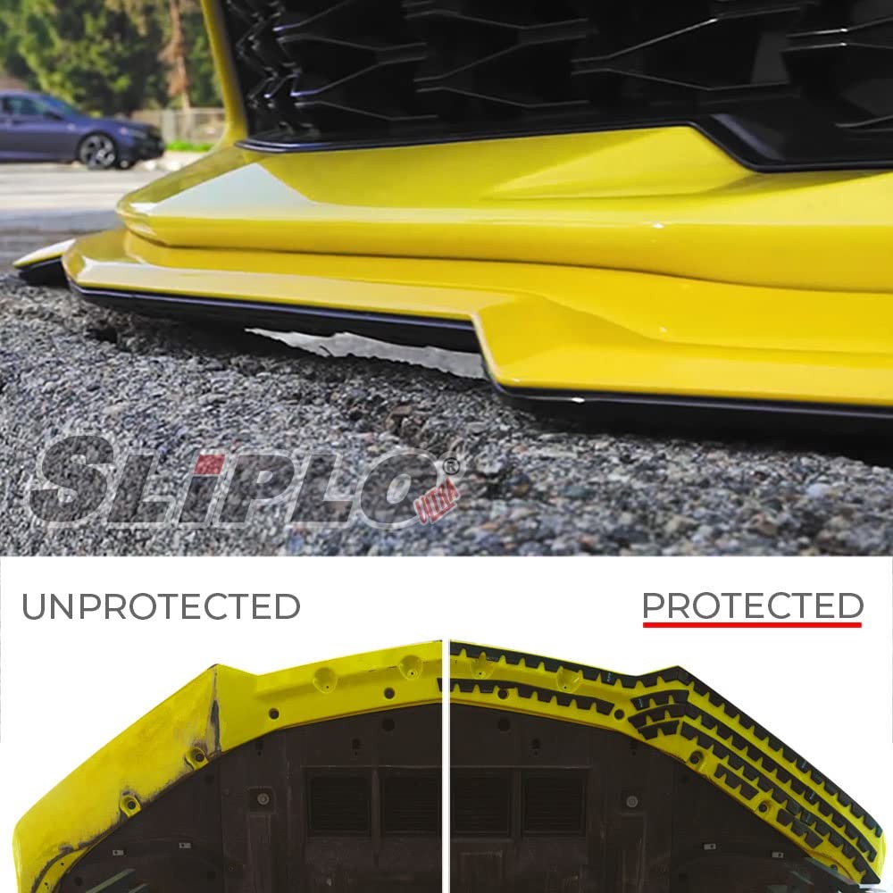 SLIPLO Ultra Universal 8 Pack Front Bumper Scrape Guard Skid Plate Protector