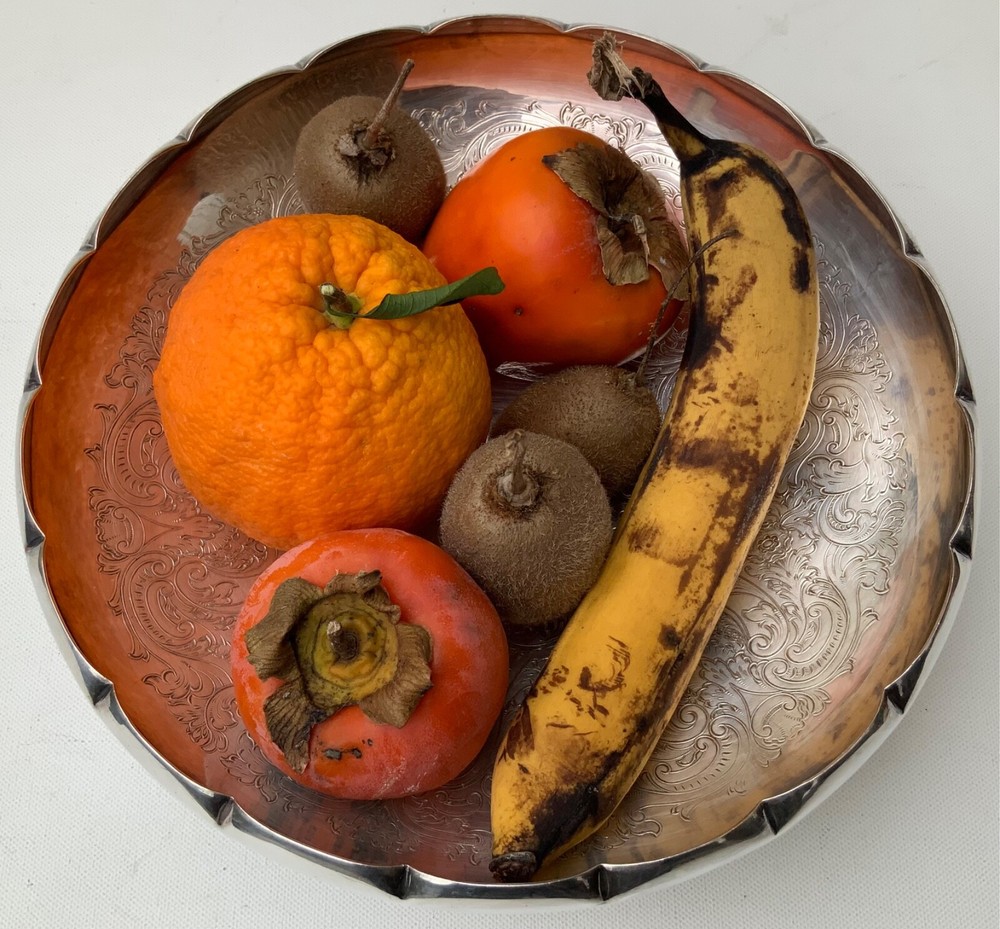 Mappin & Webb Art Deco Sliver Plate Fruit Basket