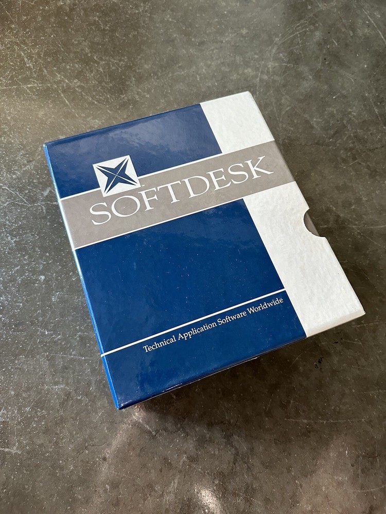 Vintage AdCADD Autodesk Softdesk Arch Base Software DOS Windows Ver. 12.14