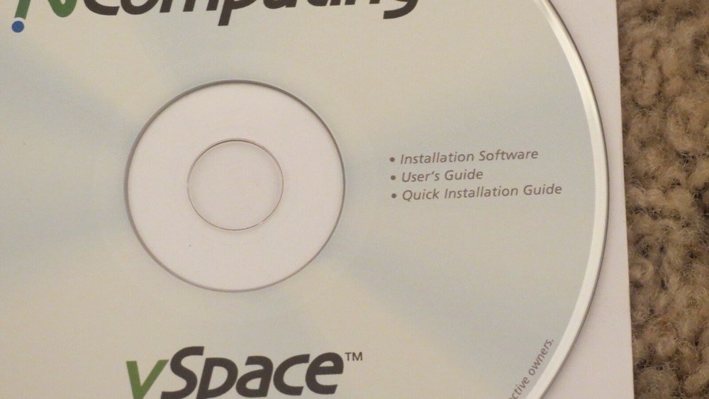 NComputing Software Installation CD for U170 Device Version 4.08.001.26 Lot of 5