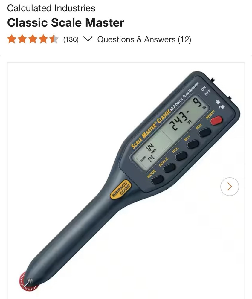Calculated Industries Classic Scale Master Digital Tool