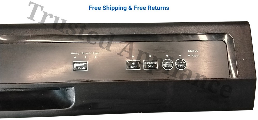 Dishwasher Control Panel ONLY W10350290 black
