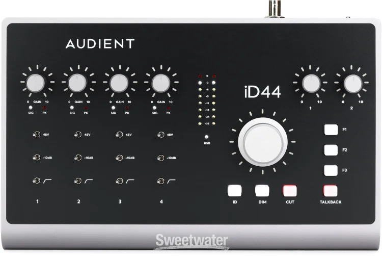 Audient iD44 MKII 20 x 24 USB Audio Interface