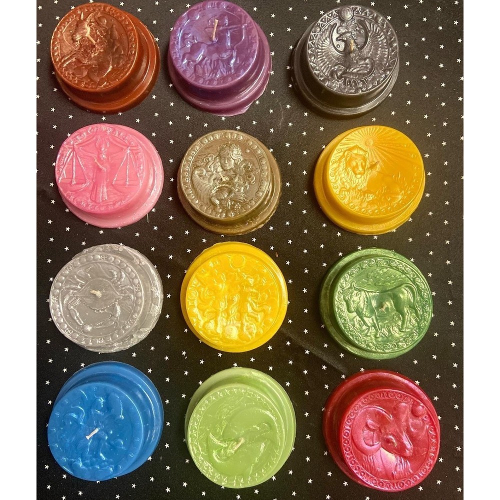 Zodiac candle set