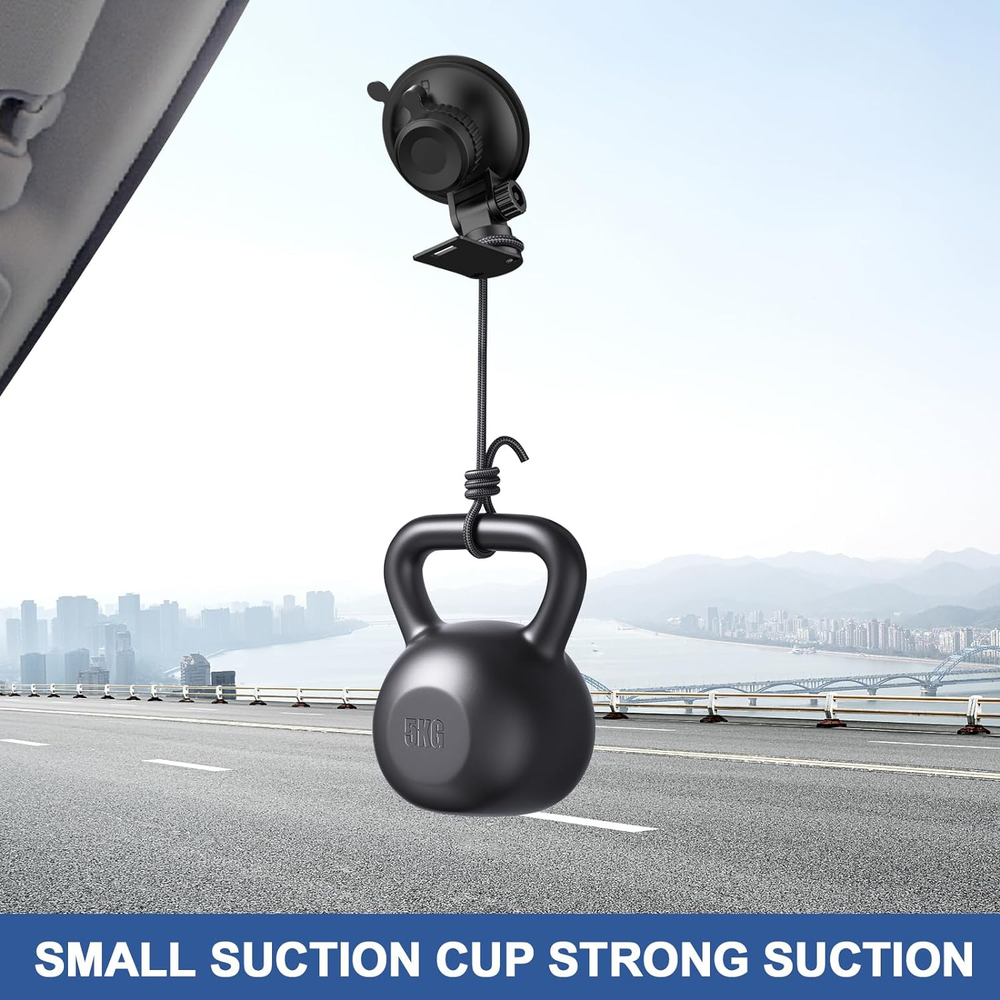 Radar Detector Mount, Car Windshield &Dashboard Suction Cup Bracket, Suitable fo