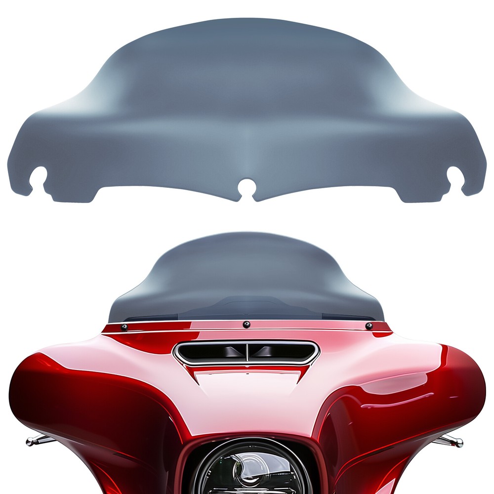 9" Wave Windshield Windscreen For Harley Electra Glide Ultra Classic 2014-2019