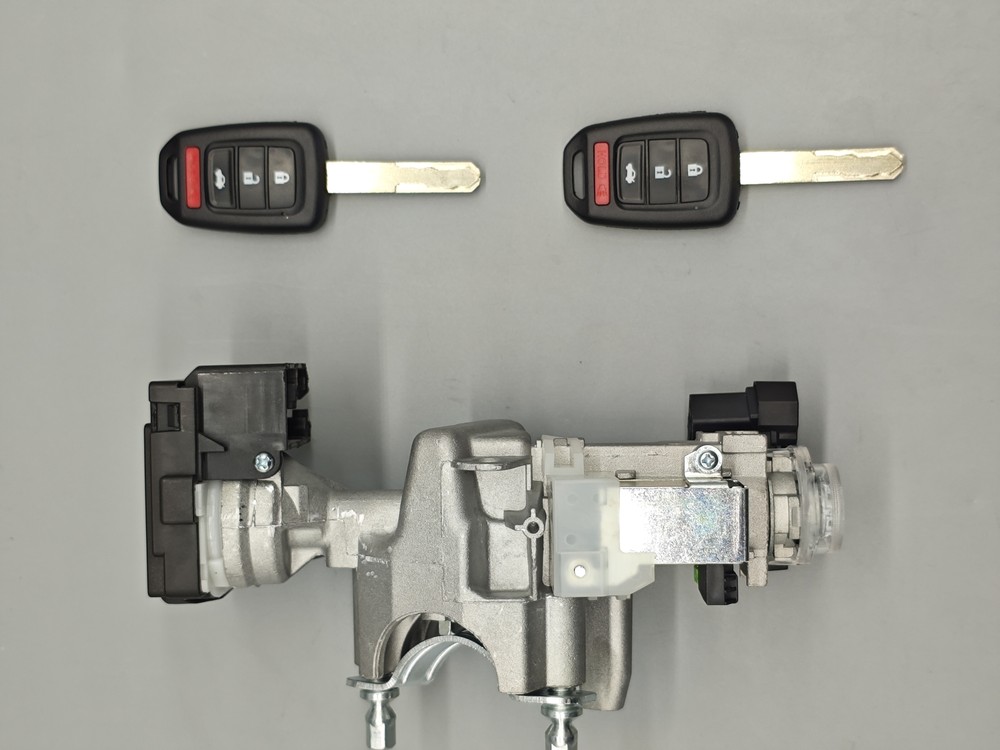 New For 2014-2015 CIVIC IGNITION LOCK CYLINDER SWITCH ASSEMBLY WITH 2 KEY SHELLS