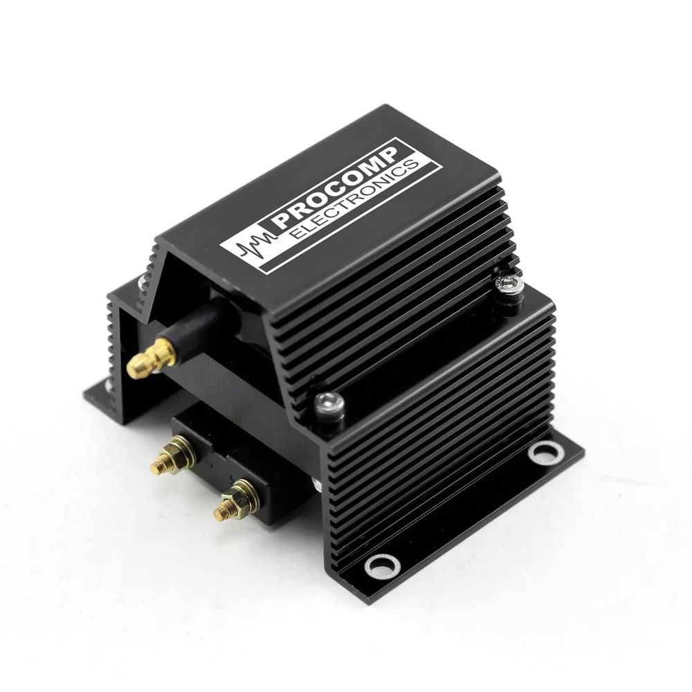 Speedmaster Univ PC91 12V High Output External Male E-Core Ignition Coil BLACK