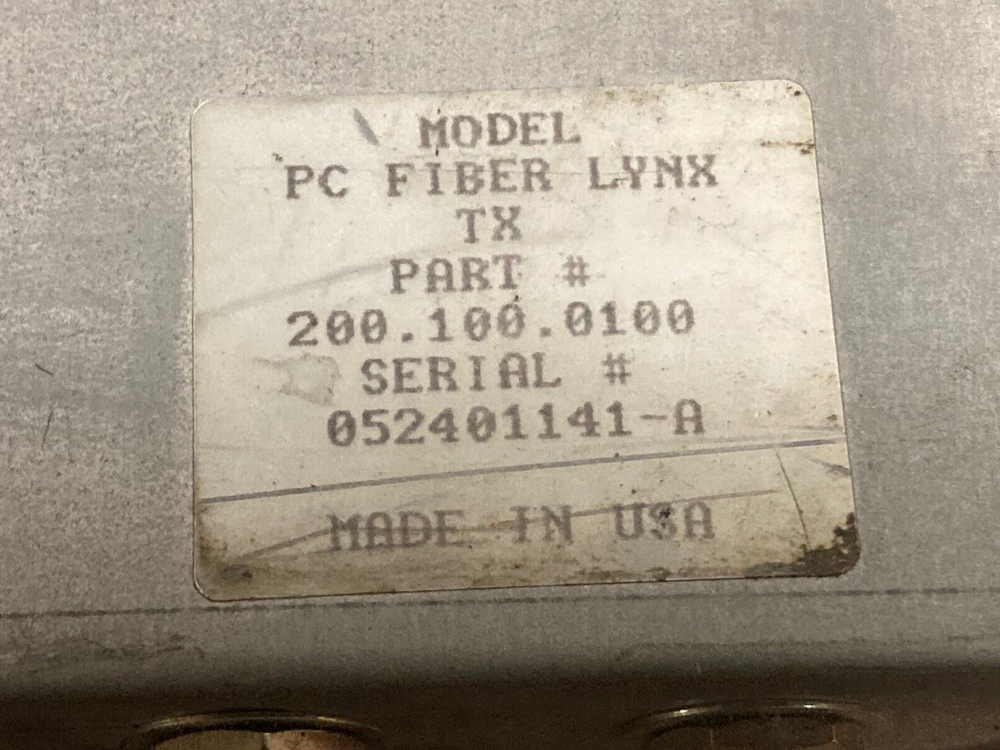 Lightwave Communications PCFiberlynx TX Transmitter 200.100.0100