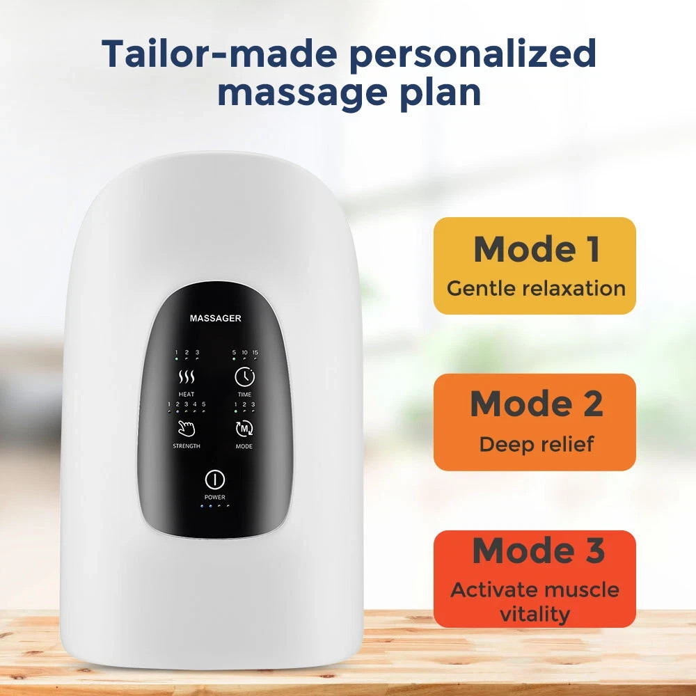 Hand Massager with Heat and Compression - Personal Massage Machine