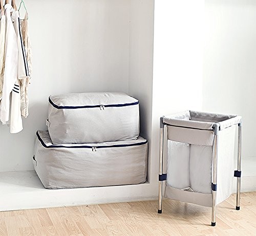 Big Size Soft Storage Bag, All Bulky Items, Washable, Gray