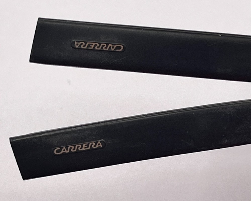 4888 - CARRERA 6180 BLACK BOTH TEMPLES AUTHENTIC