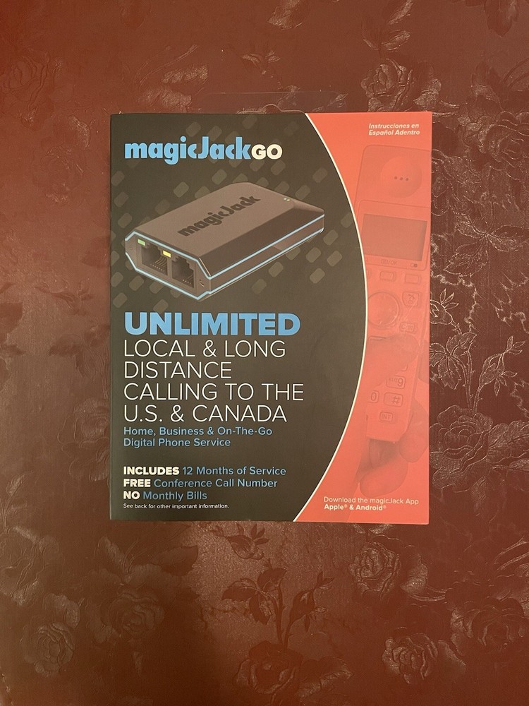 magicJack Go (K1103G) Digital Phone Service