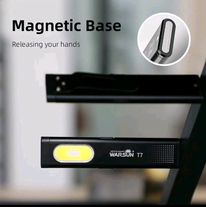 Flashlight Warsun T7 PRO super bright diffused light