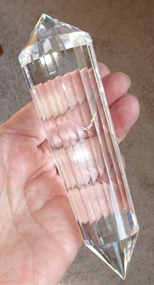 Clear Quartz Vogel 24-sided Crystal - v2006