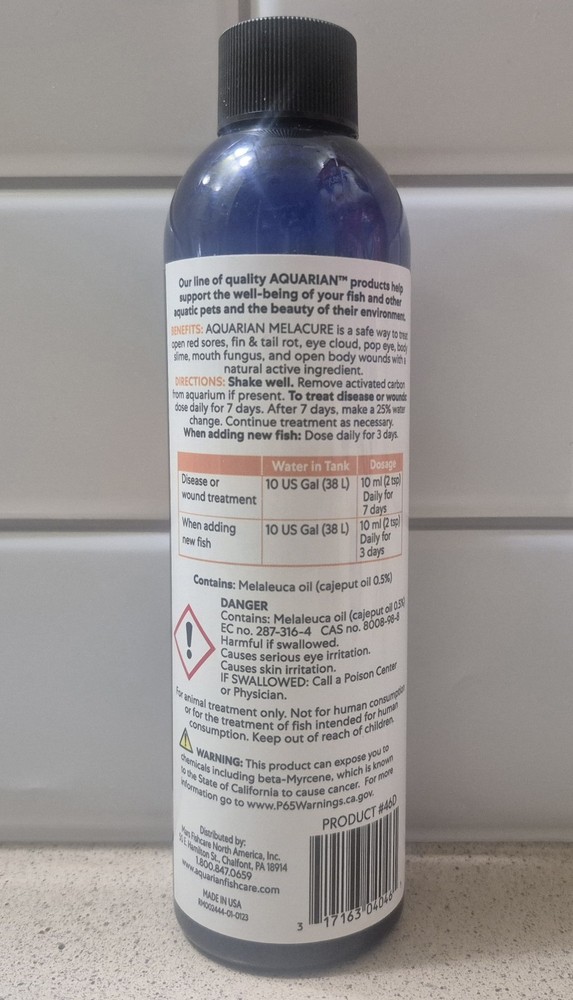 Aquarian Melacure Fish Medication