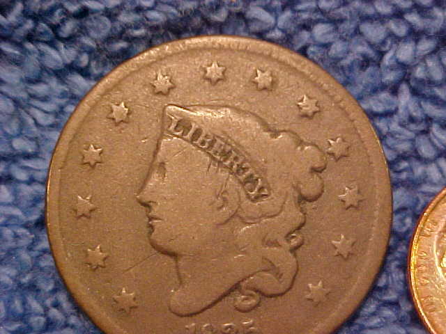 1835 N.2 US Large Cent Ra3+ FBCf