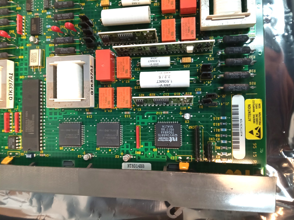 Nortel NT8D14BB Phone System Universal Trunk Card