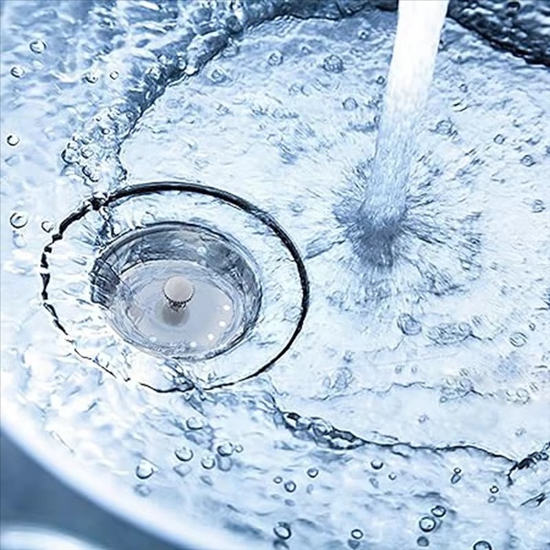 2x Stainless Steel Home Kitchen Sink Drain Stopper Basket Strainer Waste Plug