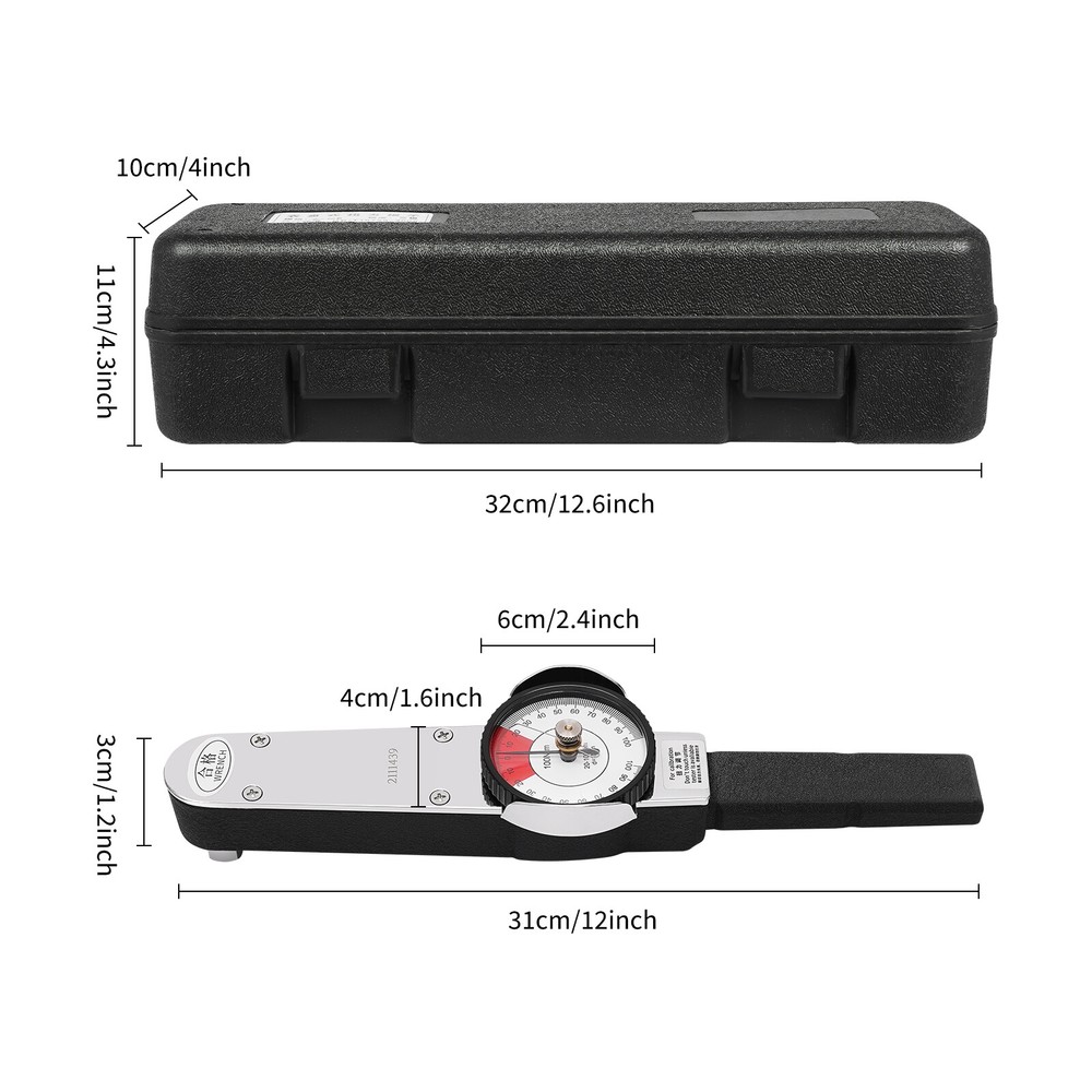 0-1N.m 0-100N.m Dial Indicator Torque tester torque wrench indicator cursor span