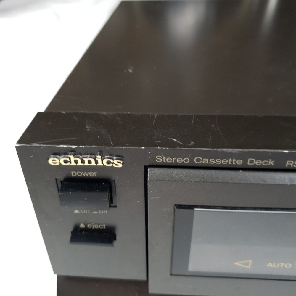 Technics RS-BR465 Stereo Cassette Deck Auto-Reverse Tested Works