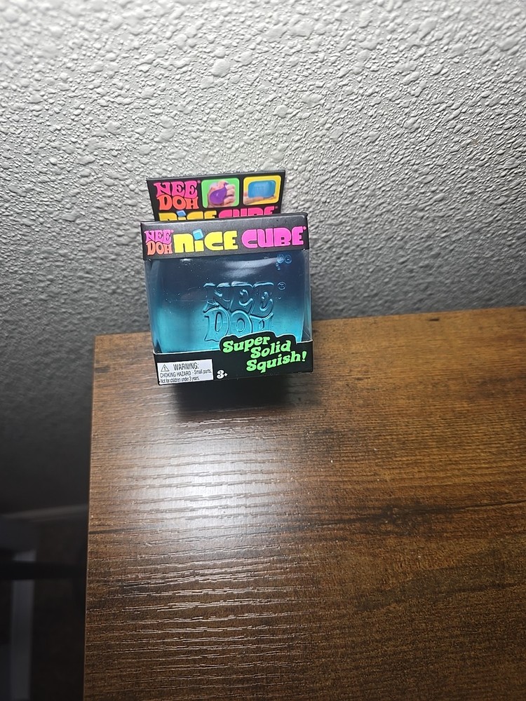 Schylling Nee Doh Nice Cube Super Solid Squish Squeeze Ball Blue Pink Purple Ma…